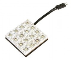 LED Platinen-Lampe 35x35, wei, 4x4 LEDs, MB-Menge: 5 Stk.