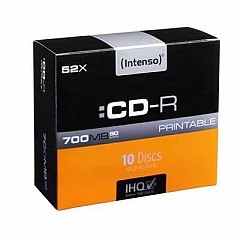 CD-R 700MB 10er Slimcase Printable
