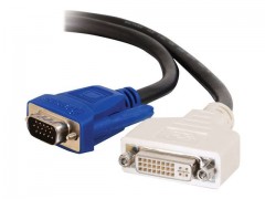 Kabel / 2 m DVI A FeMale TO HD15 male EX