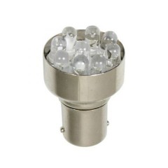 BA15S, P21W LED-Lampe, 24V, 9 weie LEDs