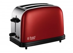 Colours Red Flame Toaster / Rot-Edelstahl