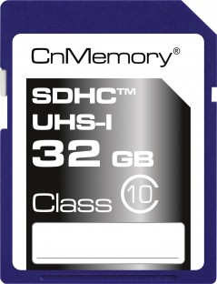 32GB SDHC-Card Class 10 UHS-I,up to 45MB/s