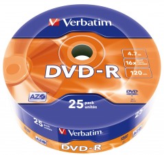 DVD-R 16X 4.7GB MATT SILVER
