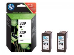 HP Ink Cart 339/black 21ml 2pk