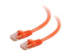 Kabel / 7 m Mlded/Btd Orange CAT5E PVC U