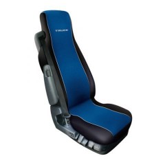 Polyester LKW Sitzbezug ELISA, blau/schwarz