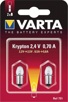 751 Krypton 2,4V / 0,70A 2er Blister