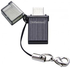 Mini Mobile Line 8GB USB + microUSB / Schwarz