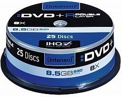 DVD+R 8,5GB 8x Double Layer 25er Spindel Promopack(25Pezzo)
