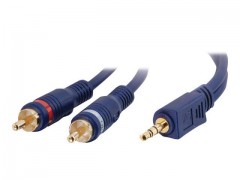 Kabel / 0.5 m  3.5 m Stereo TO 2 RCA M S